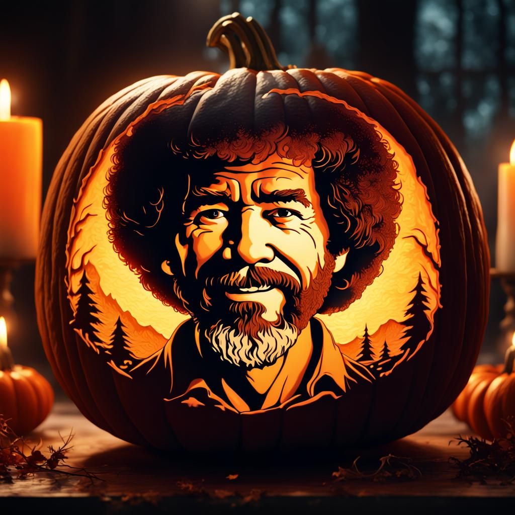 bob-ross-pumpkin-ai-generated-artwork-nightcafe-creator