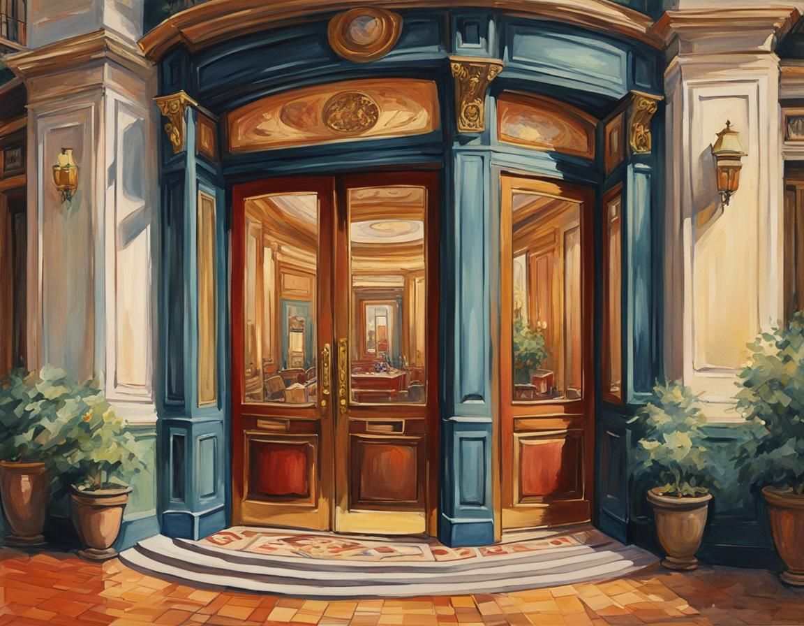 Hotel of a slightly blurred elegance