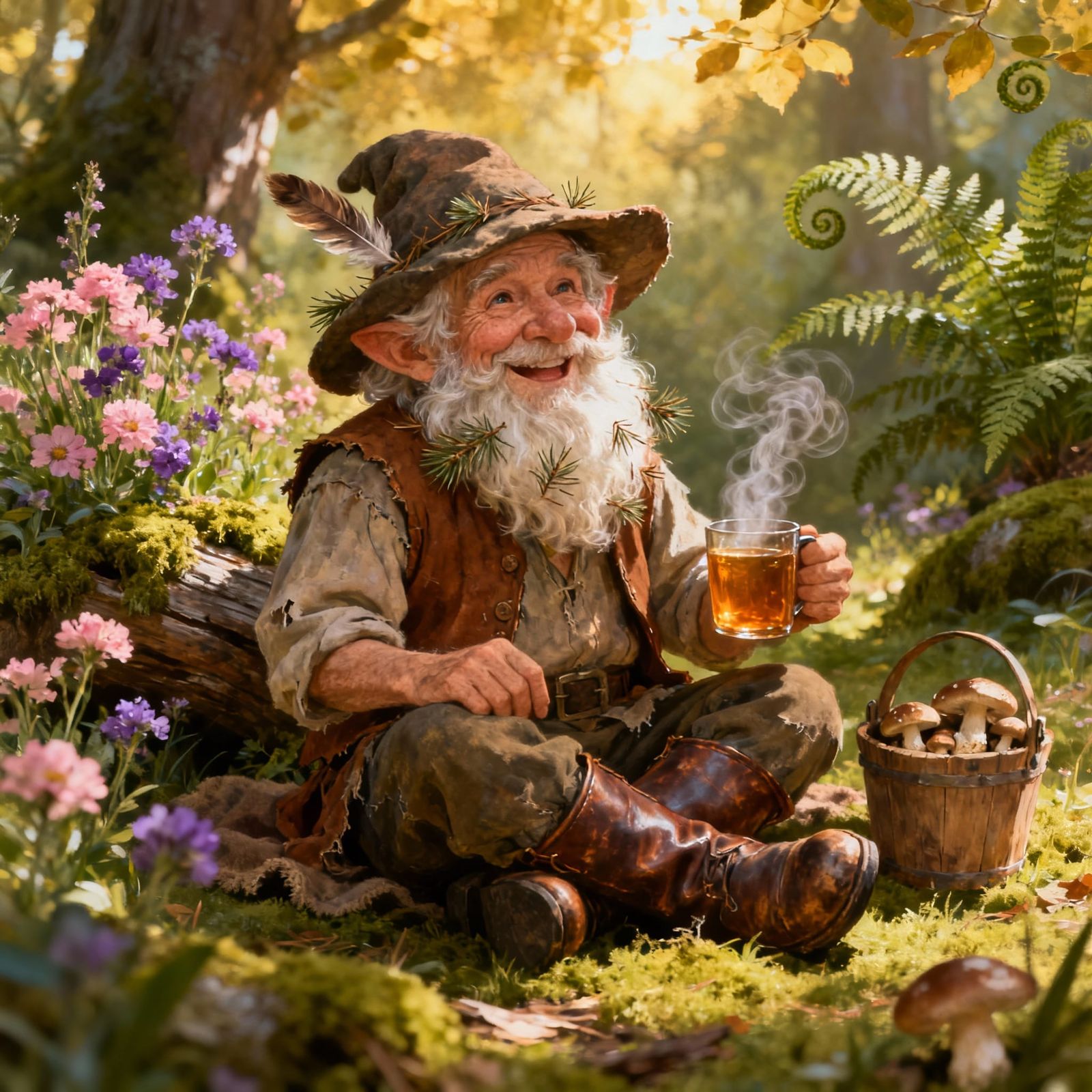 Cheery Gnome  by @Ravenscar