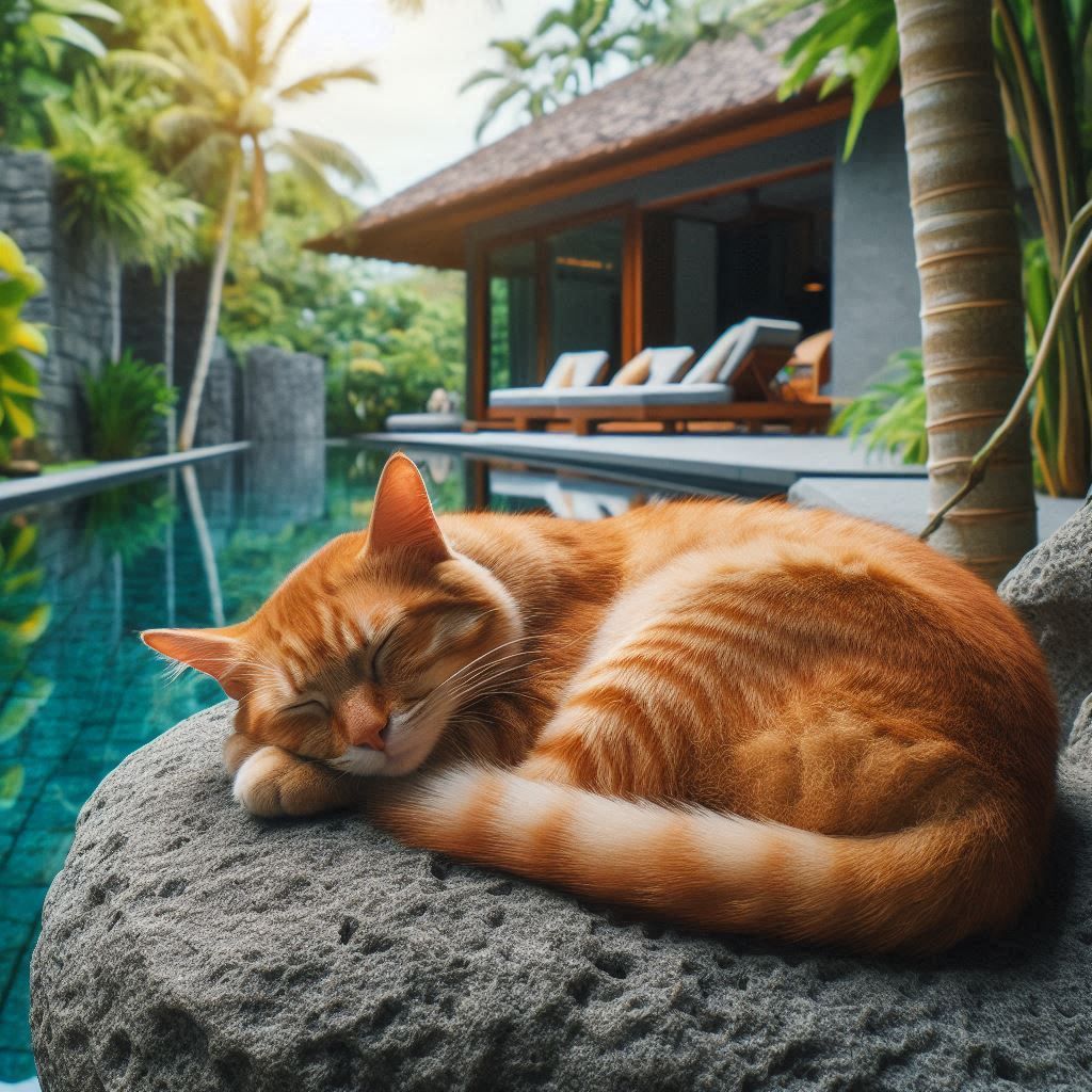 Poolside Nap