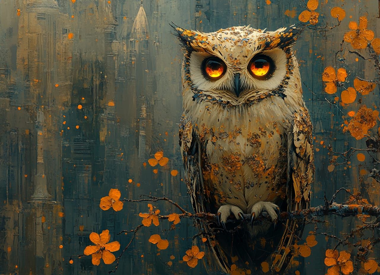 Owl surreal  by @Ekim