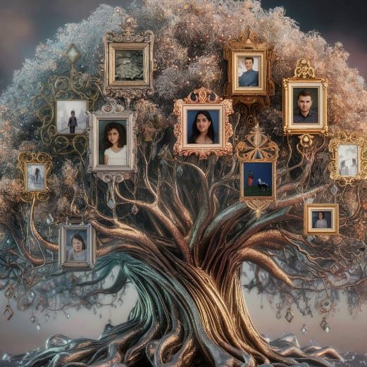 Family Gemstone Tree