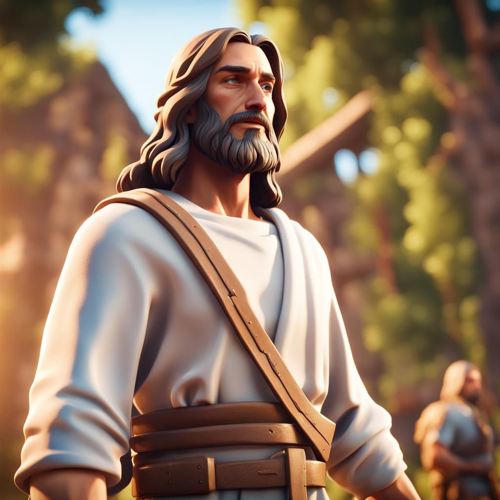 Jesus Christ as a Fortnite Character - AI Generated Artwork - NightCafe ...