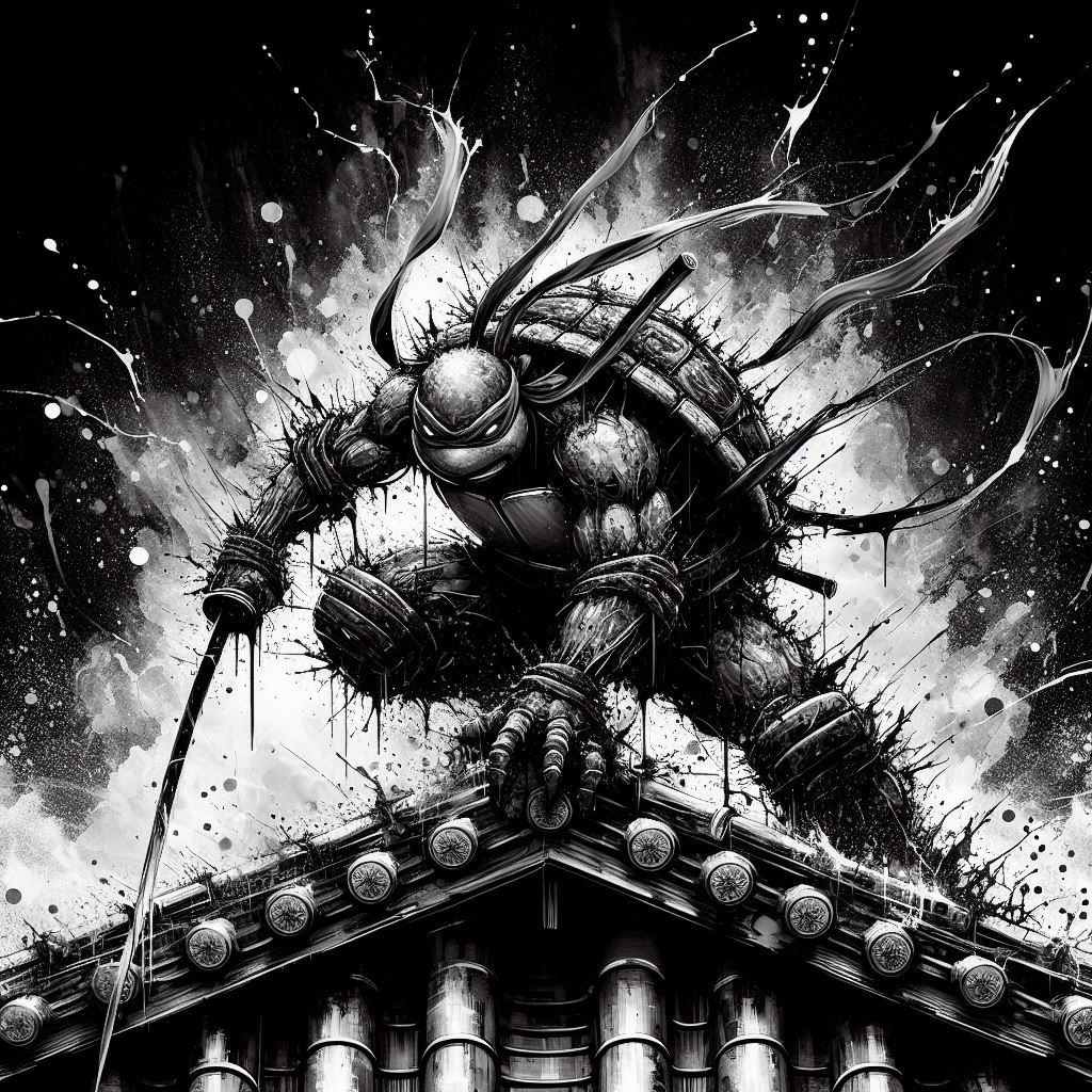 Teenage mutant Ninja Turtles!