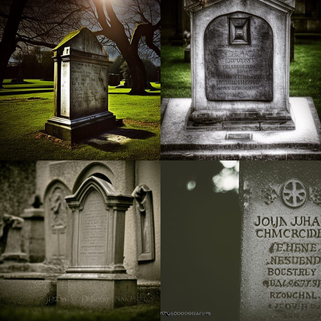 John Dee necromancy in a dimly lit English churchyard. 1587.