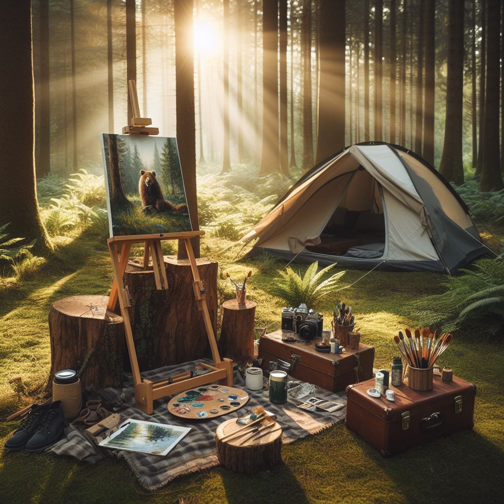 Artist's campsite