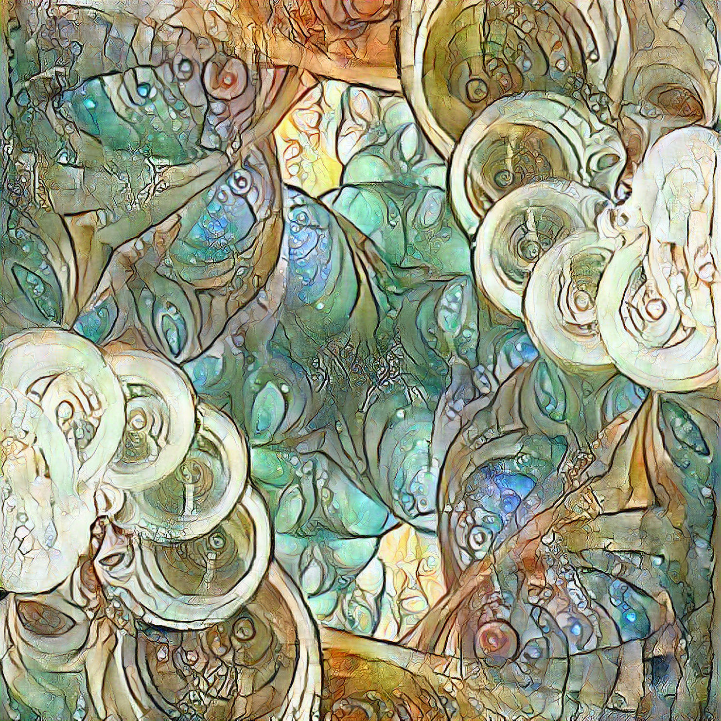 Watercolor Fractal Fusion Experiment