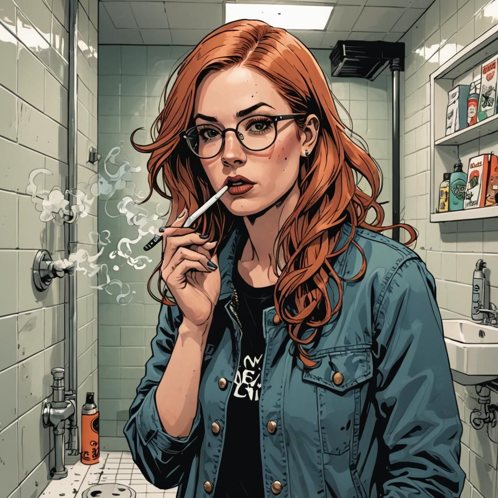 Becky can’t stop vaping in the girls’ bathroom, underground ...