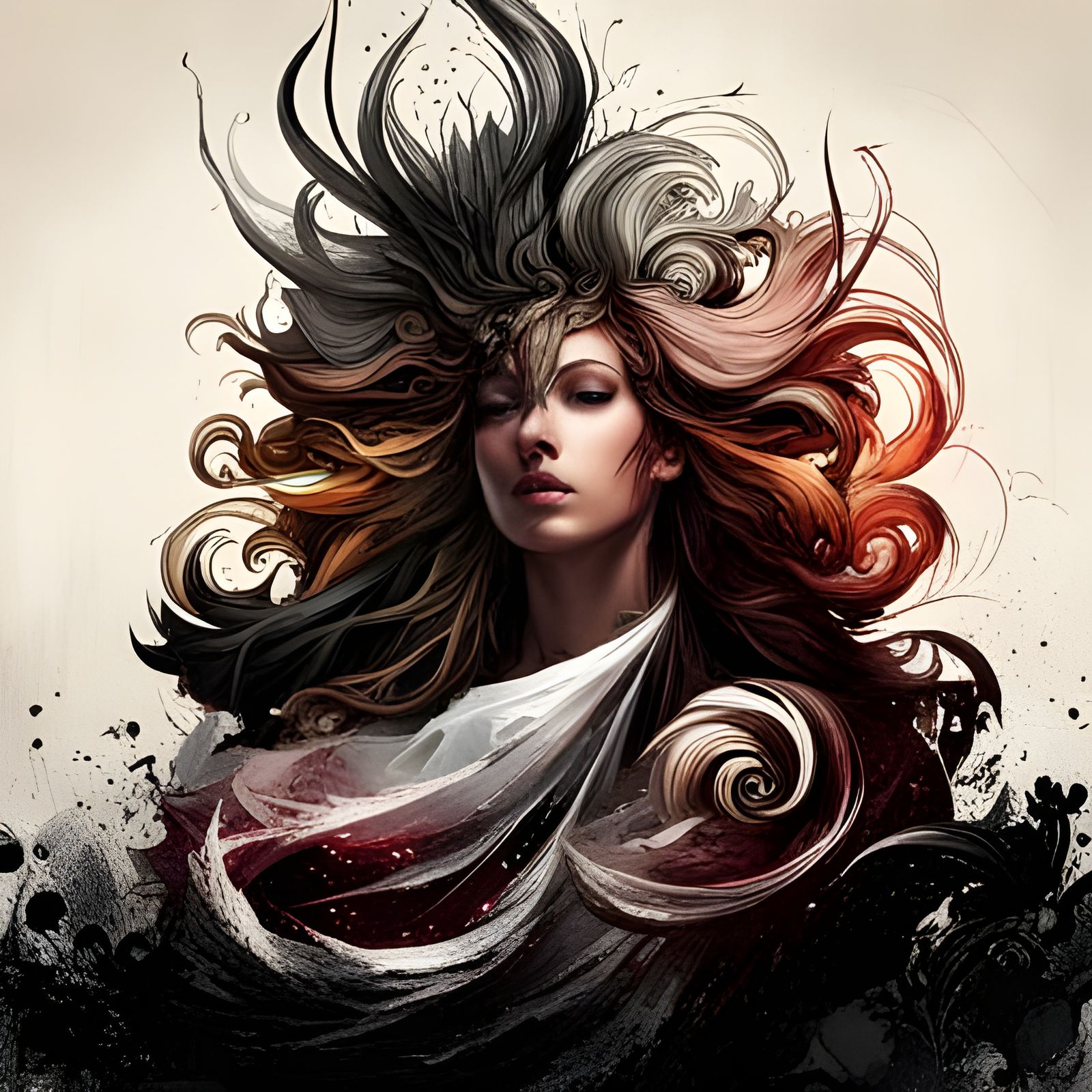 Wind goddess  by @Vira