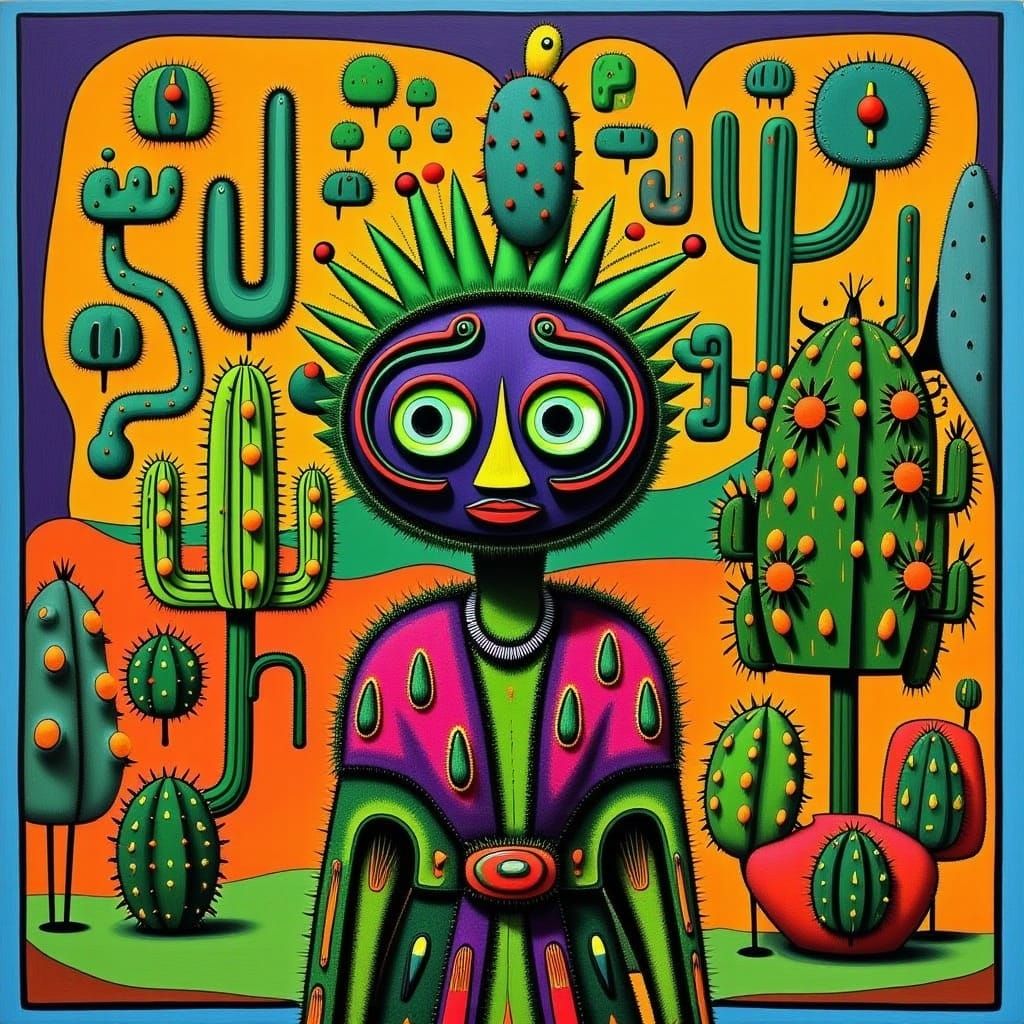 <lora:CACTUS PEOPLE:1.0> Peacock