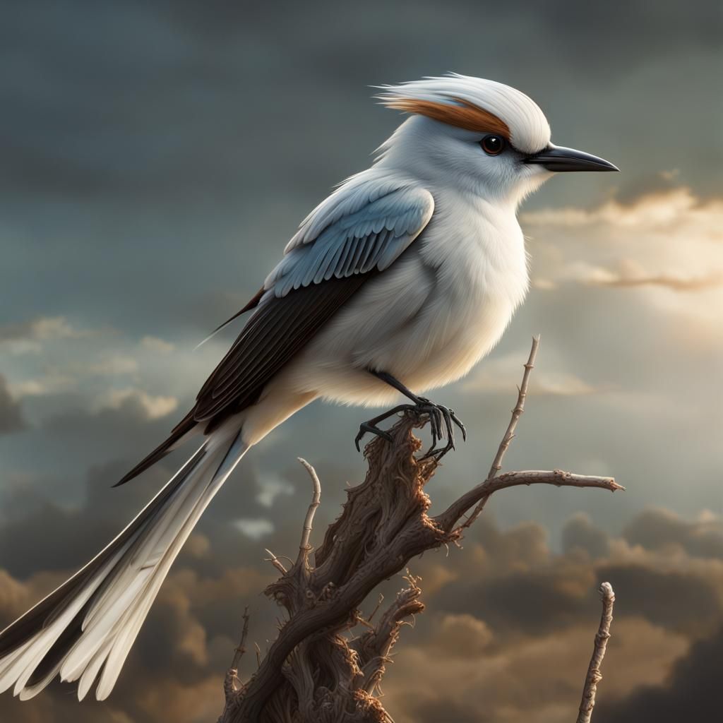 Scissortail Flycatcher  by @RPGCatLover