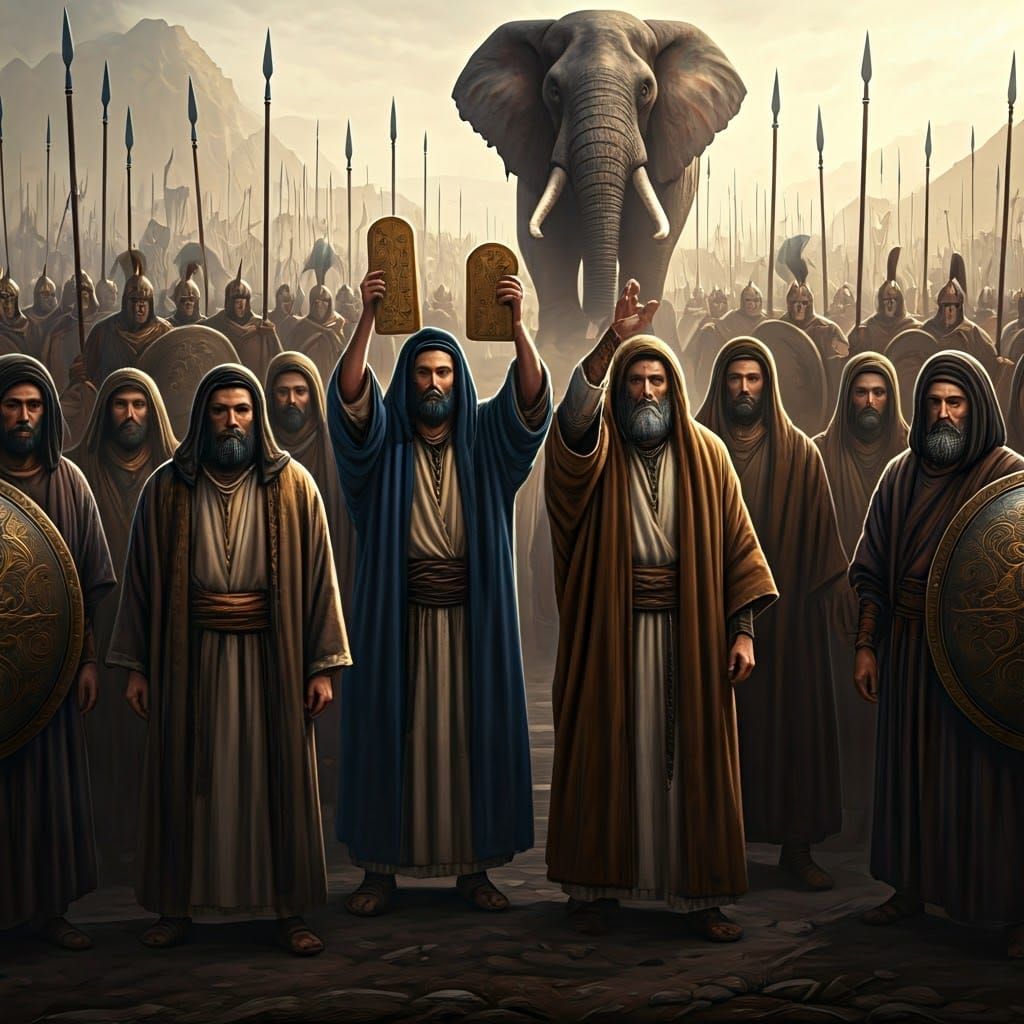 Ancient Jews Defy Greek Army with Resolute Determination