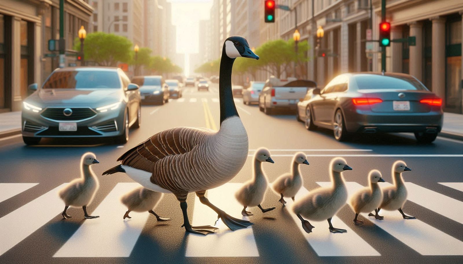 Canada Goose Crossing 🚥🪶🪶