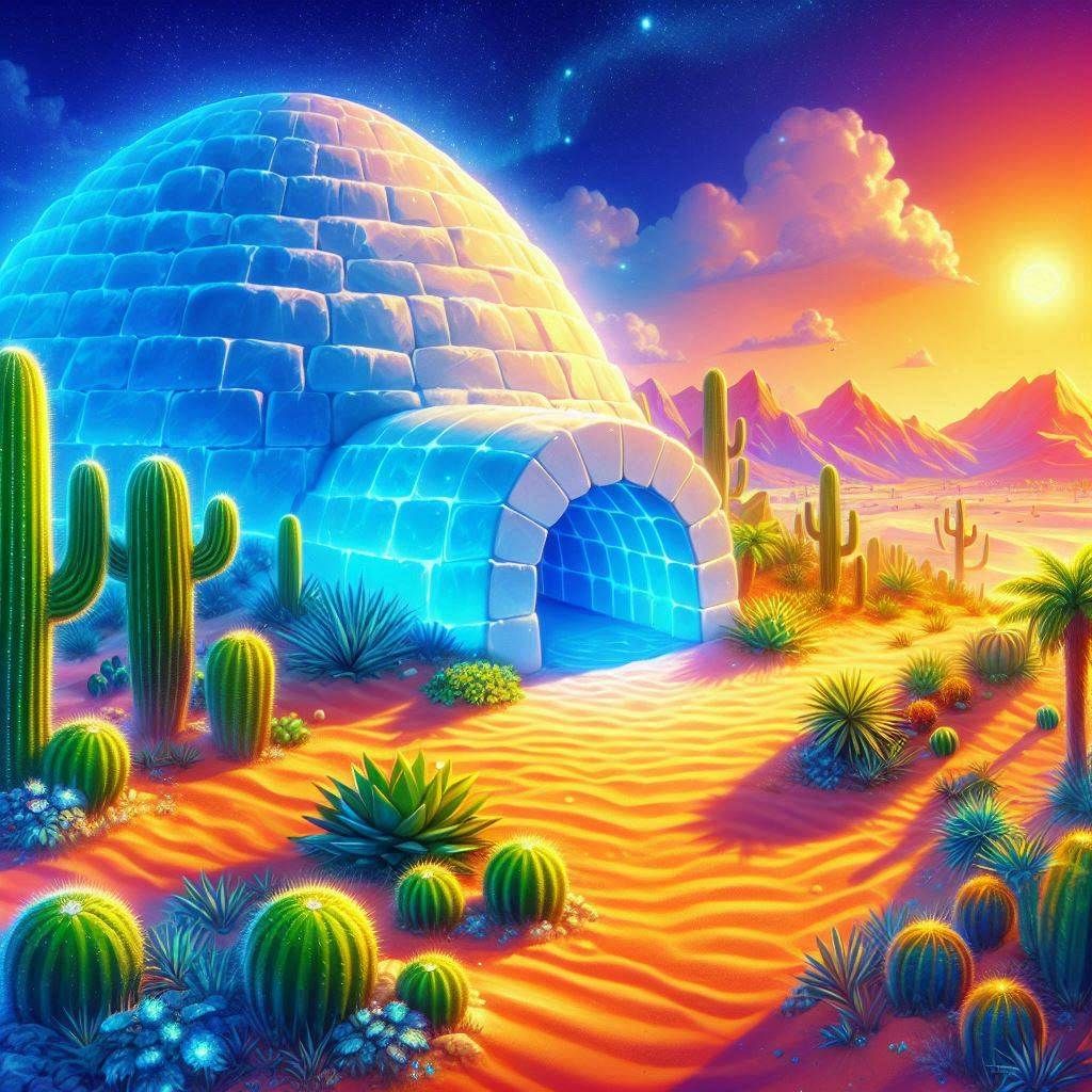 Summer igloo that keep you simmerin' cool