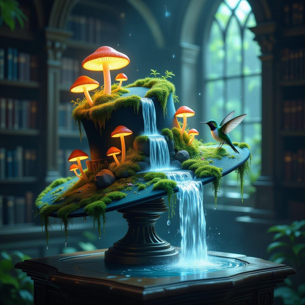 A world in a hat  by @BendyJ