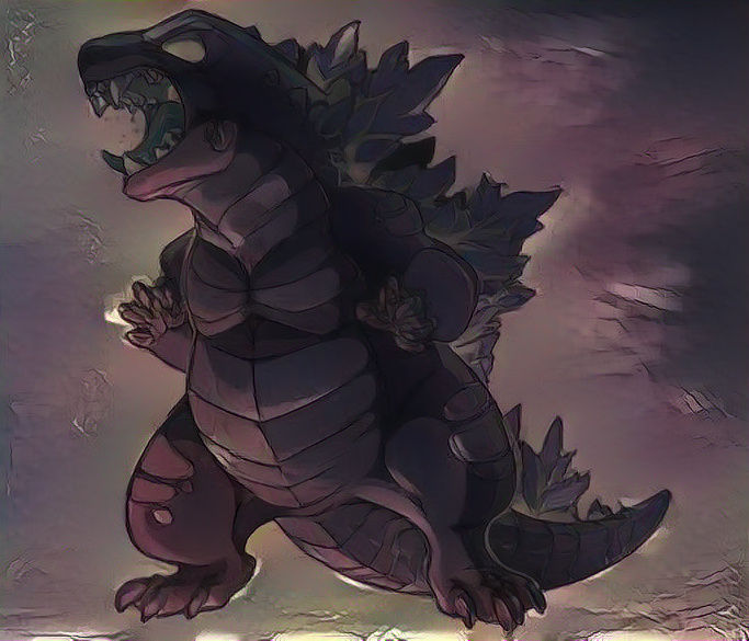 Black And White Godzilla