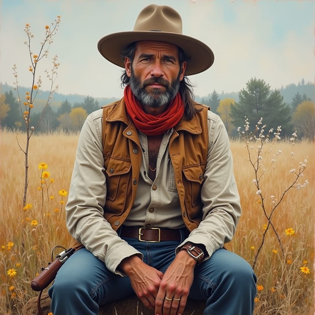 An American freedom fighter in the Ozarks region circa 2035 ...