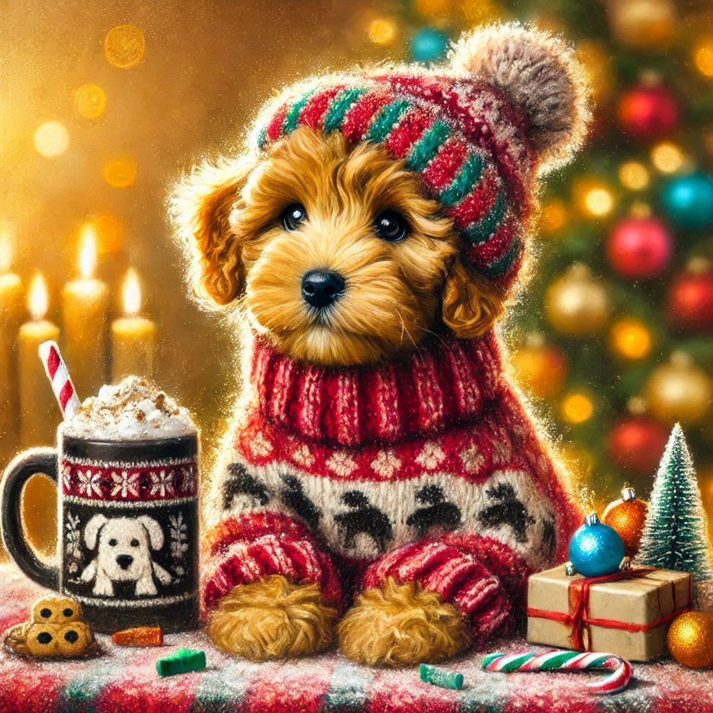 A Puppy & His Winter Goods (2 Versions) + A Peek at Autumn G...