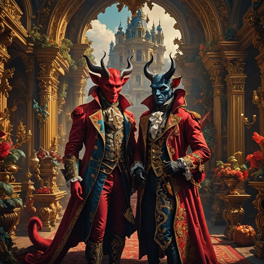 When the devils dress up