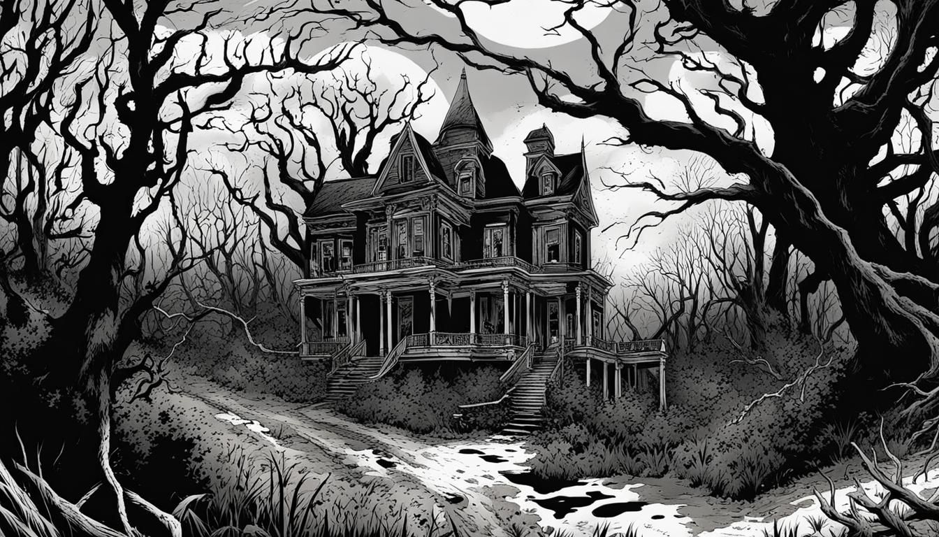 Derelict Wooden House /ghost manor