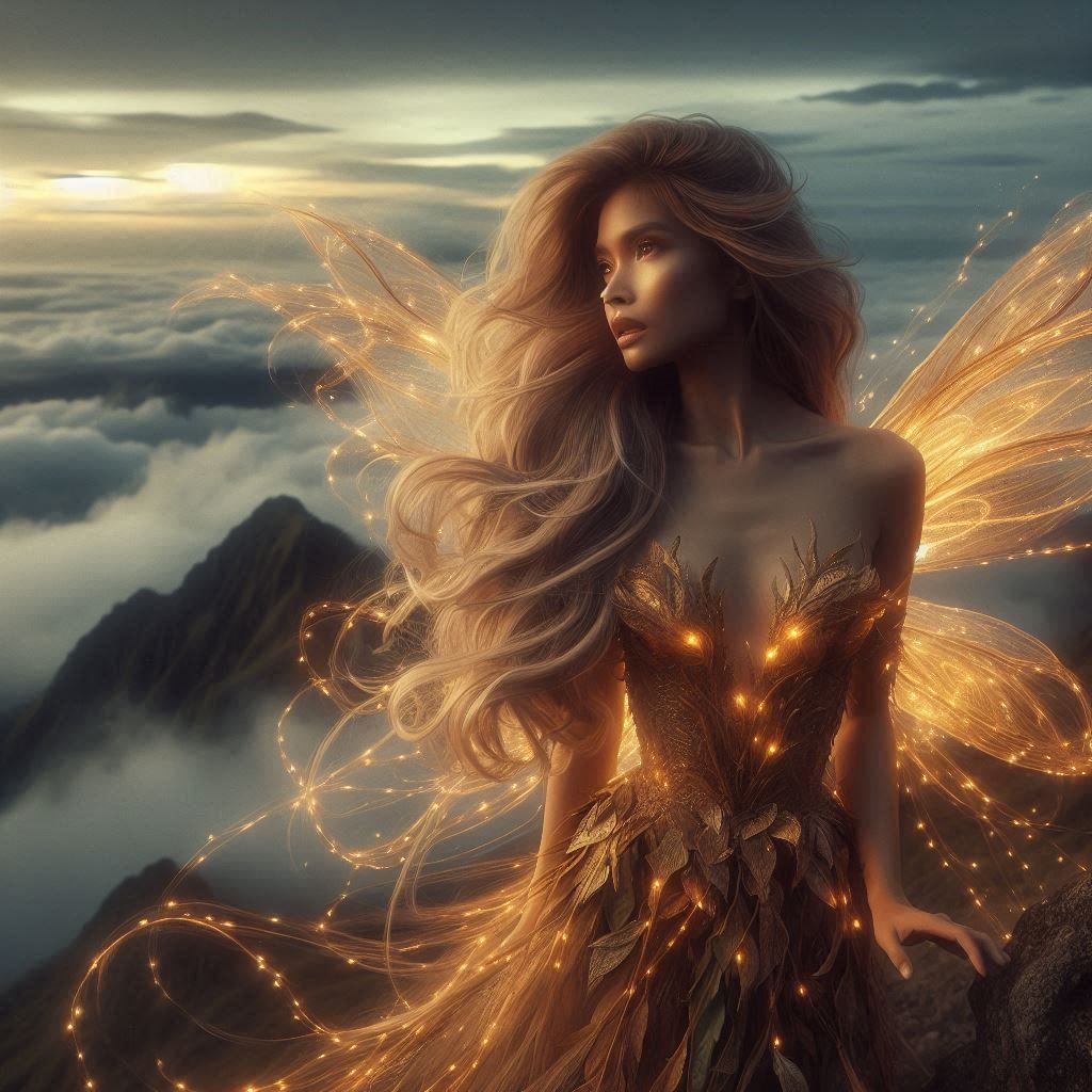 Re-imagined...Maria Sinukuan, diwata of Mount Arayat in Pampanga, Philippines.