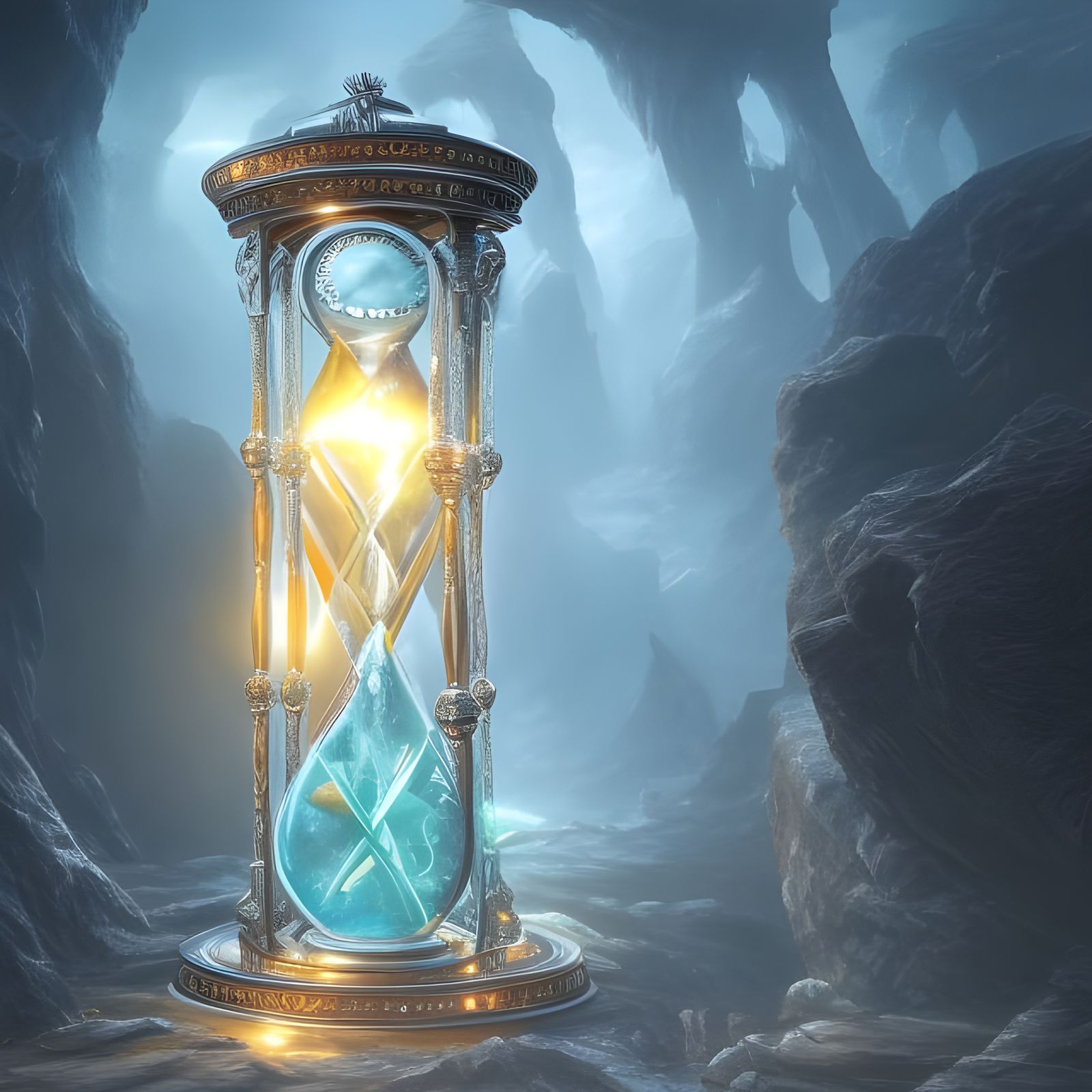 Hourglasses of Eternity  by @B_A_Beder