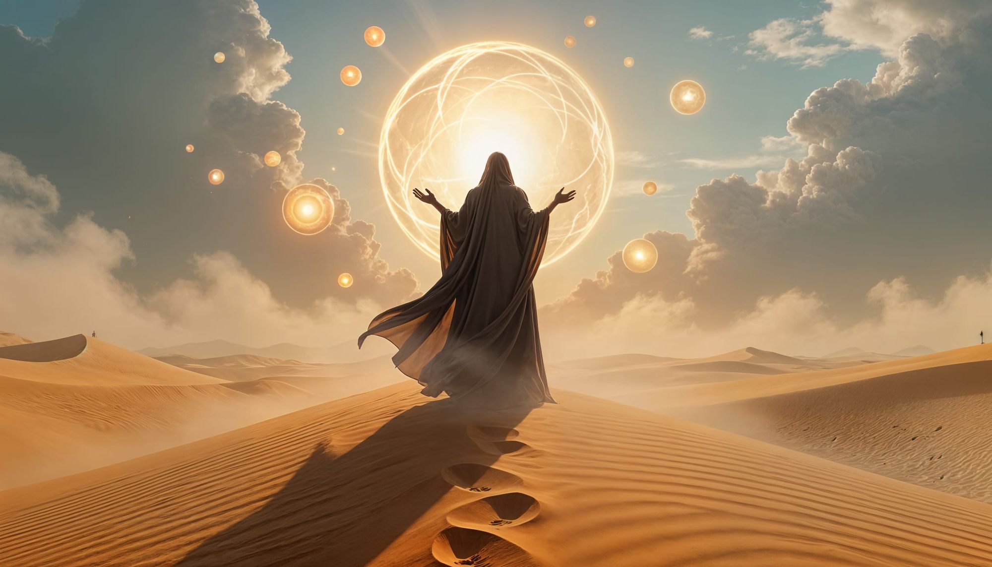 Creations emanating between these shifting sands