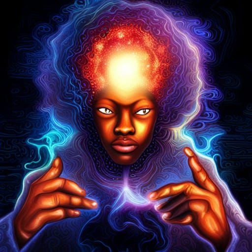 African Warlock - AI Generated Artwork - NightCafe Creator