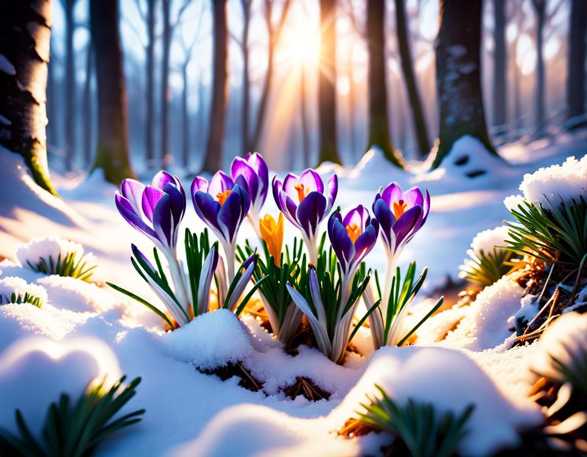 The first flowers of spring  by @That cinema teacher