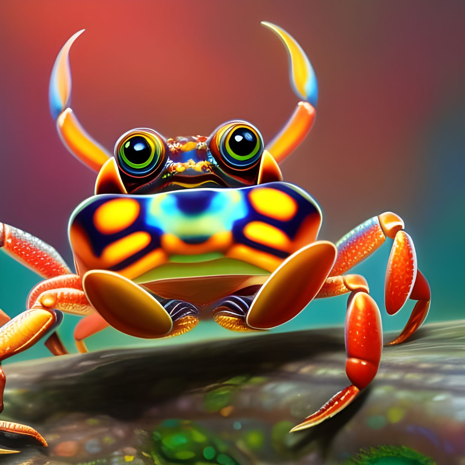 Crab dance AI Generated Artwork NightCafe Creator