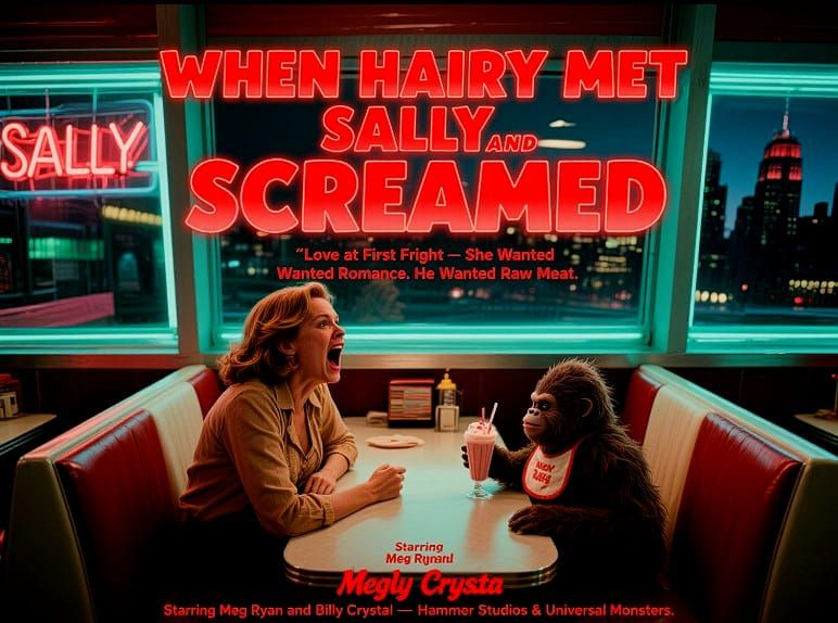 10/13/2025-1970's Movie Poster When Hairy Met Sally Art By A...