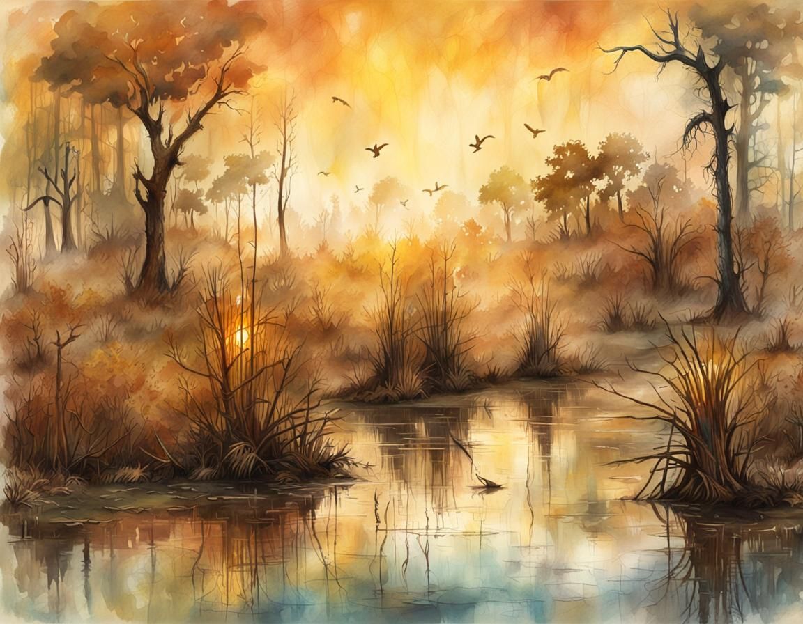 Cyprus Swamp 1  by @Declo Dee
