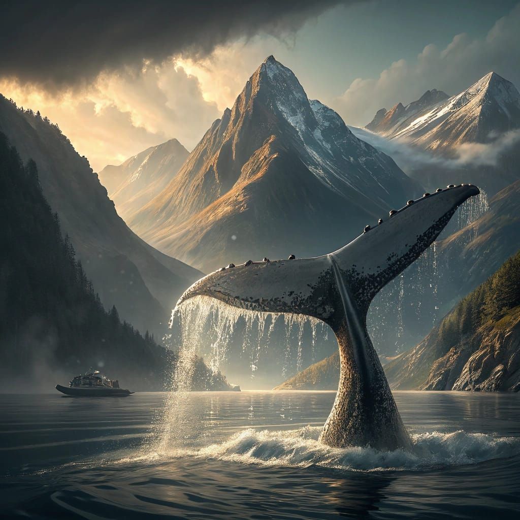 Humpback whale  by @Beautiful World 