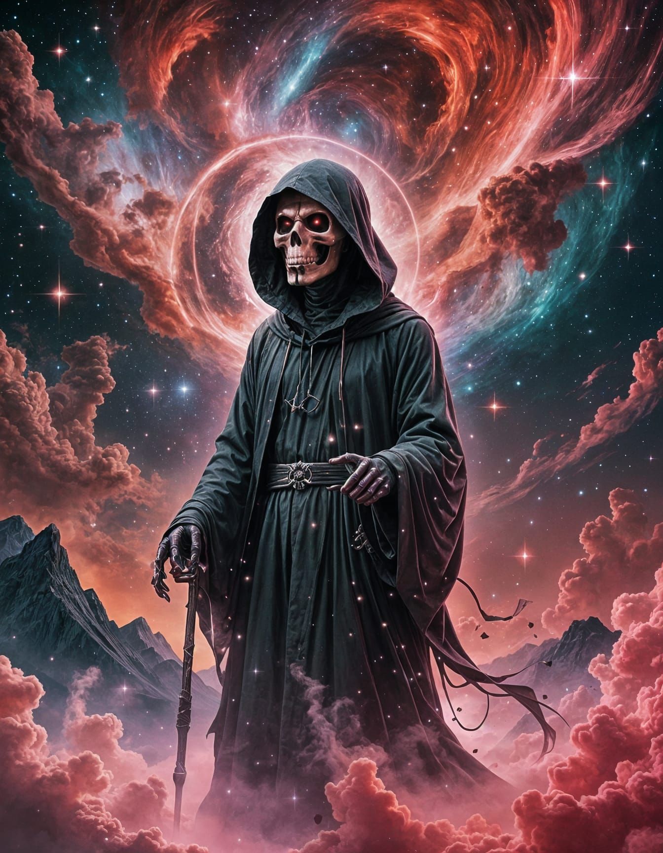 Spectral Grim Reaper in Cosmic Virtual Reality