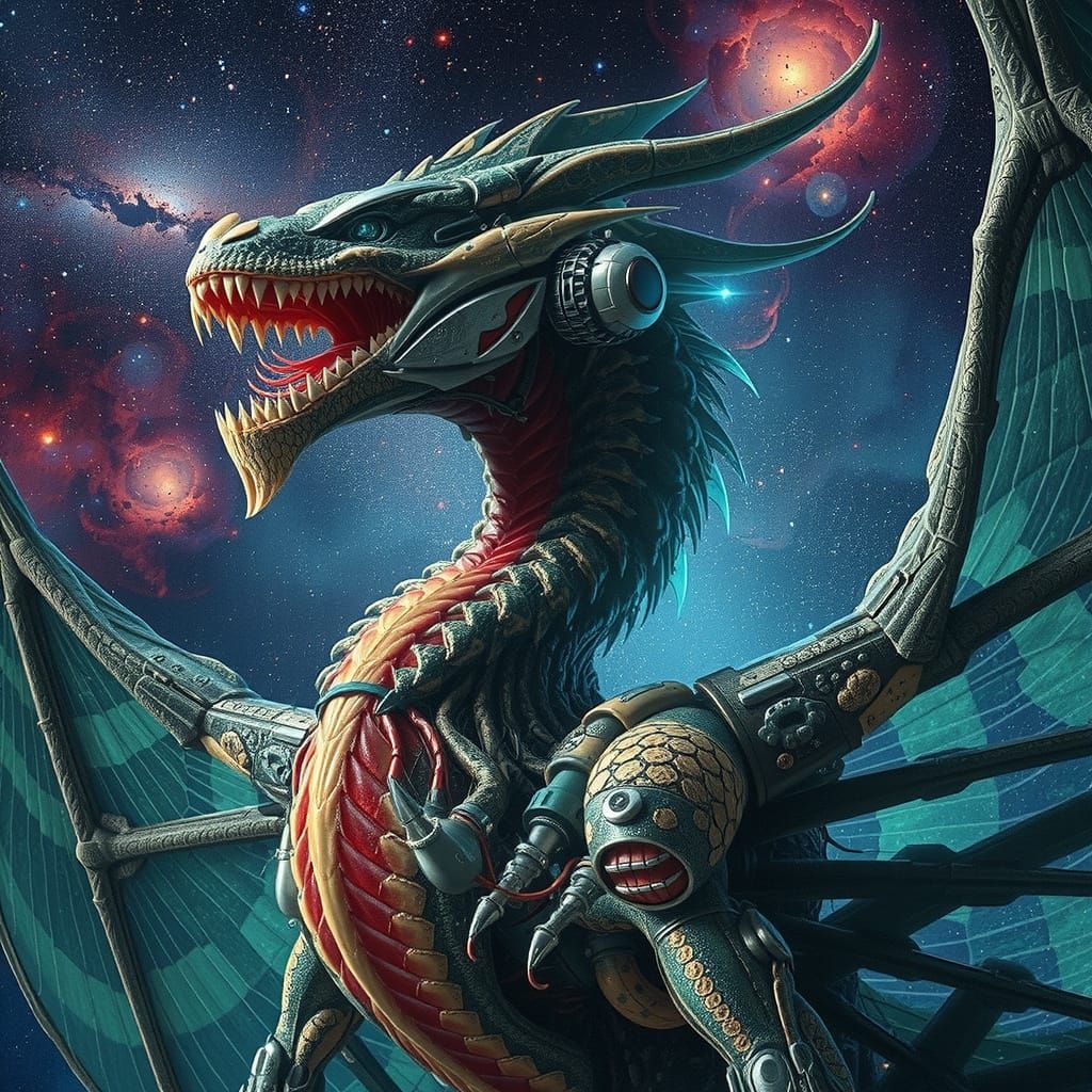 Biopunk dragon