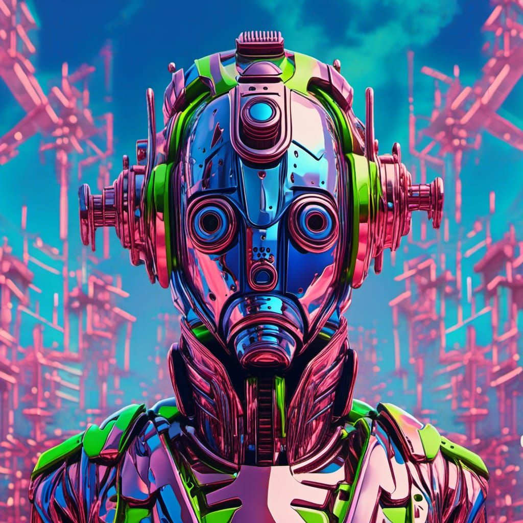 Chrome Colorful:  EPIC Neon  LORA