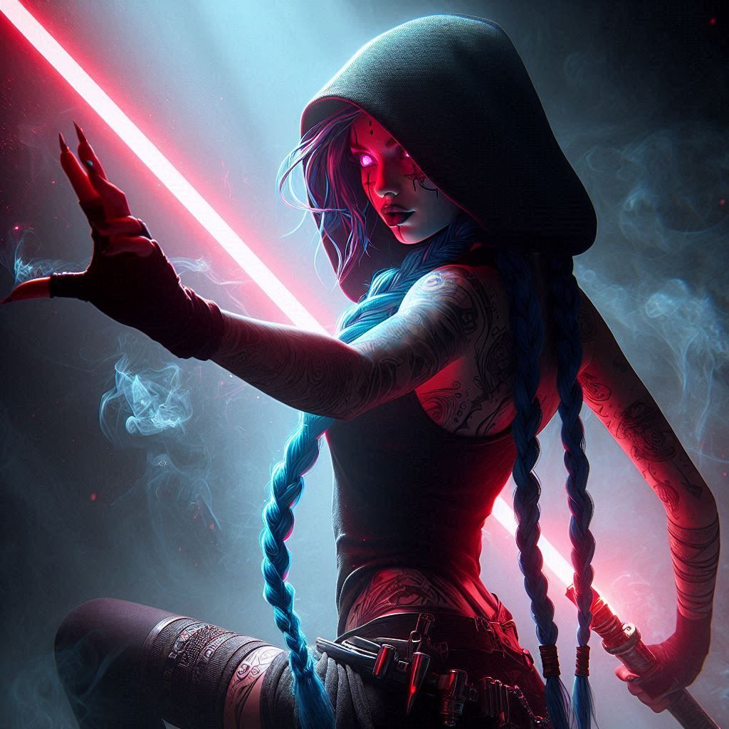 Jinx is Sith Lord ♥ x) - AI Generated Artwork - NightCafe Creator