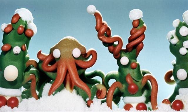 Claymation Cthulhu's Holiday Rampage