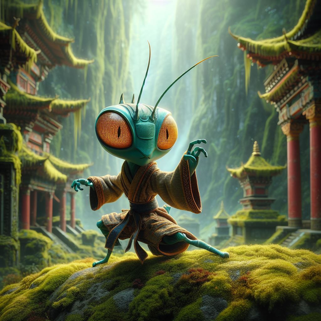 Wee little Kung Fu Mantis