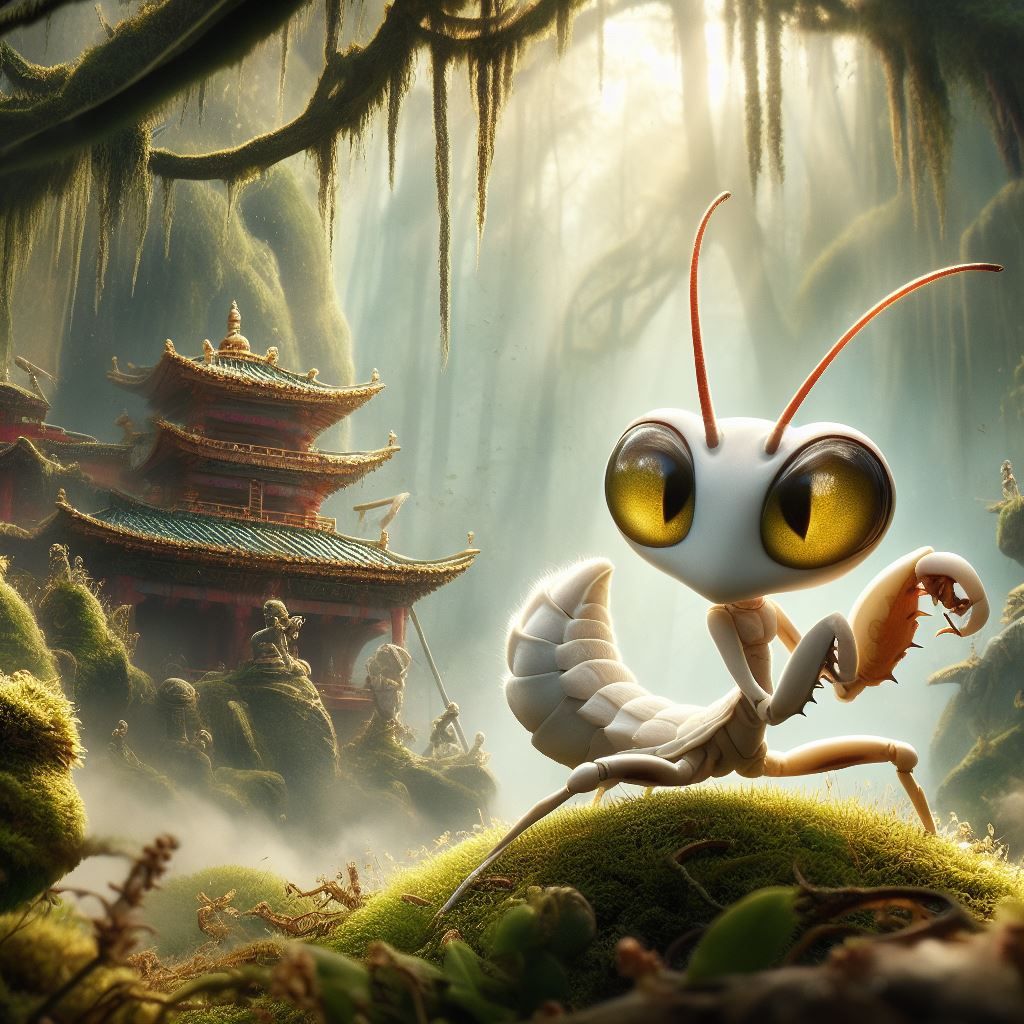 Wee little Kung Fu Mantis