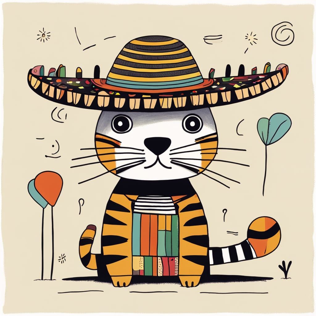 Elephant with a Sombrero 