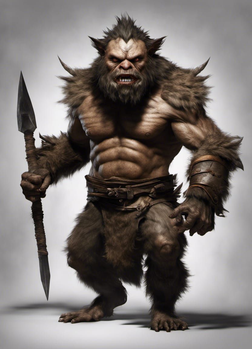 Bugbear Warrior 1 - AI Generated Artwork - NightCafe Creator