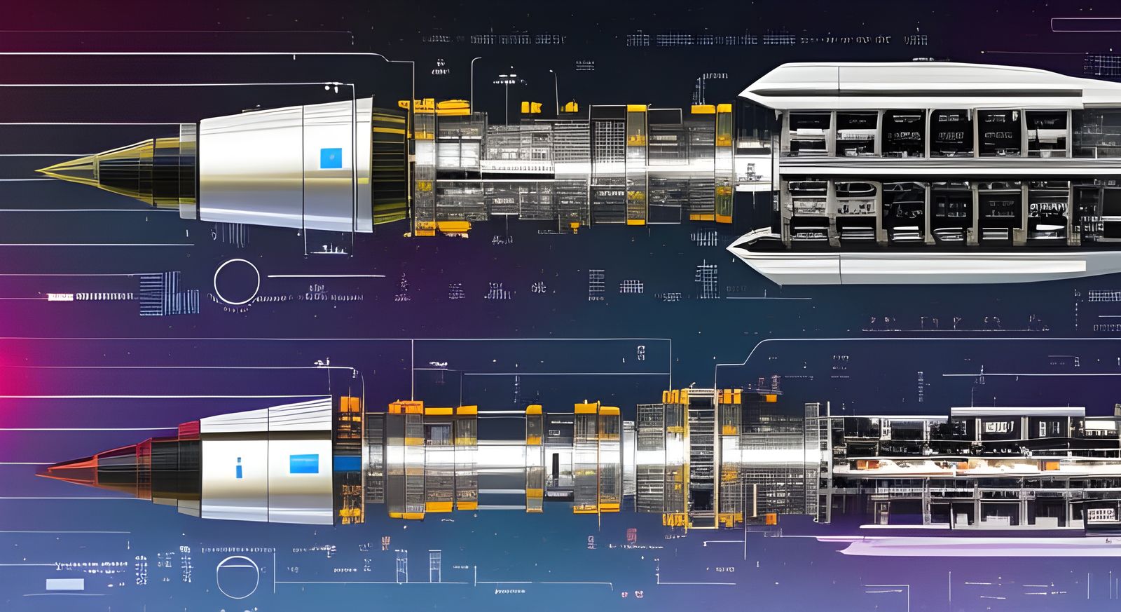 Ballpoint Pens Blueprint AI Generated Artwork NightCafe Creator