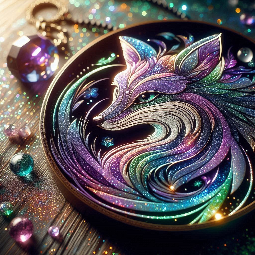 Stained amulet