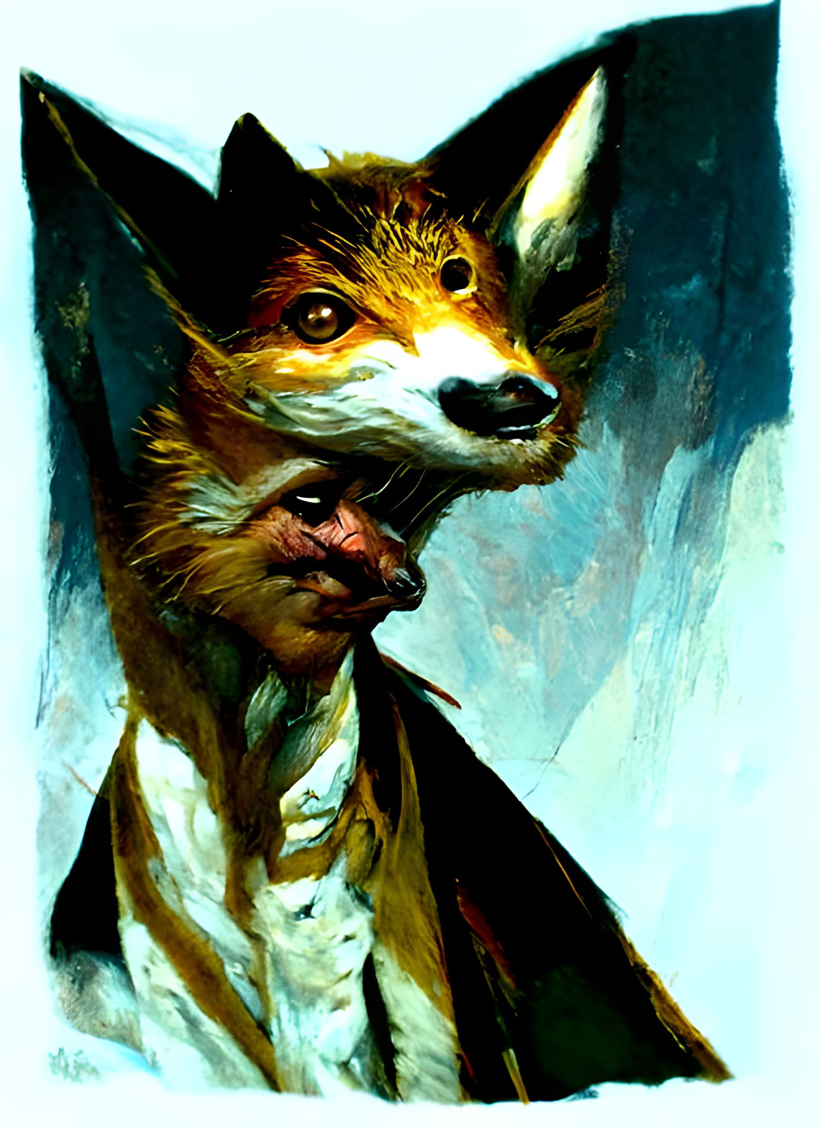 Portrait of the Proxy Fox