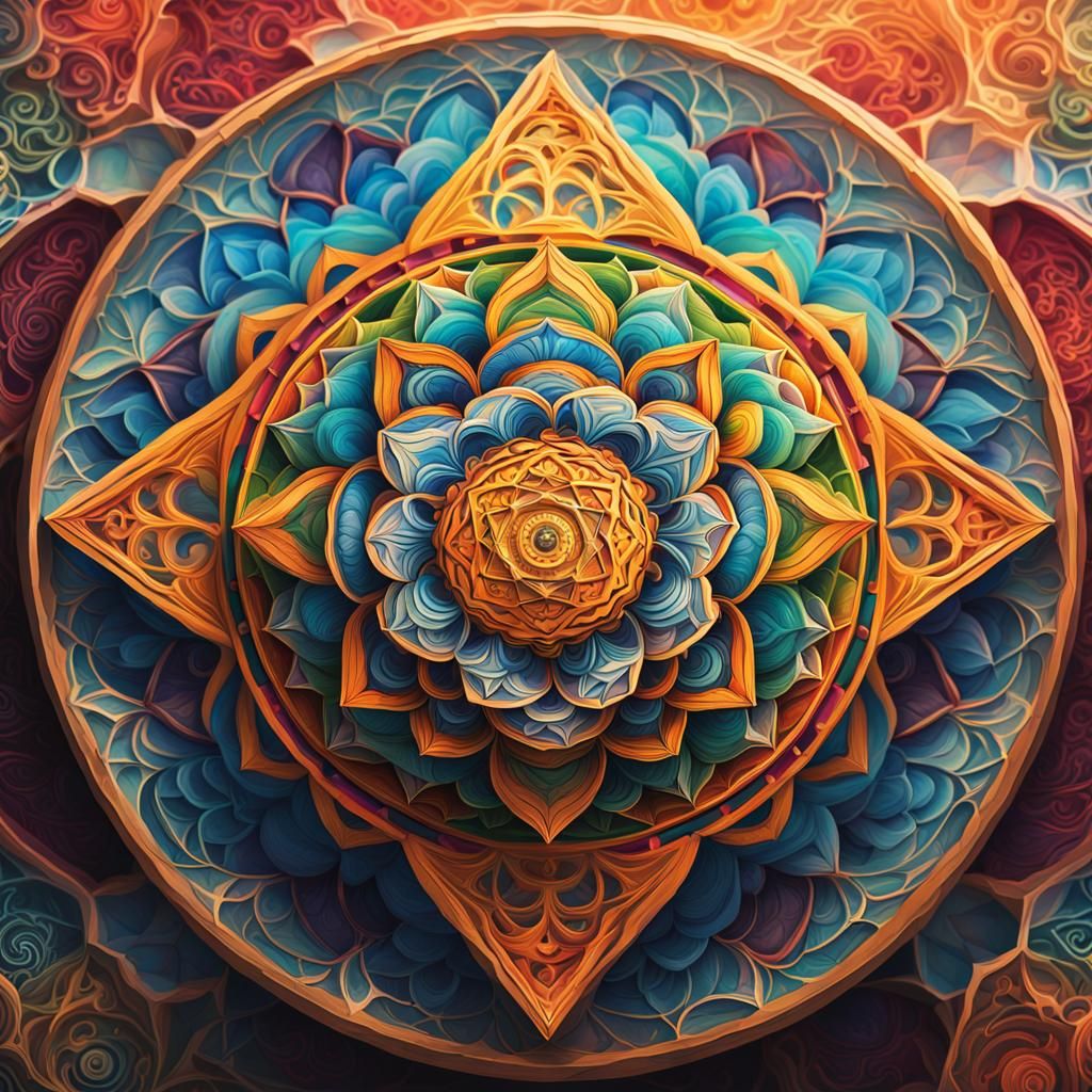 Sacred geometry mandala