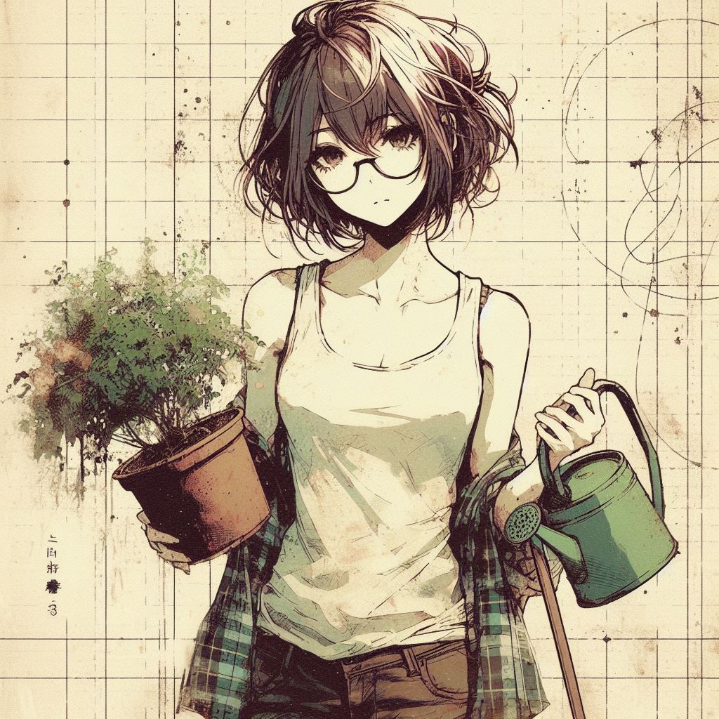 Garden girl