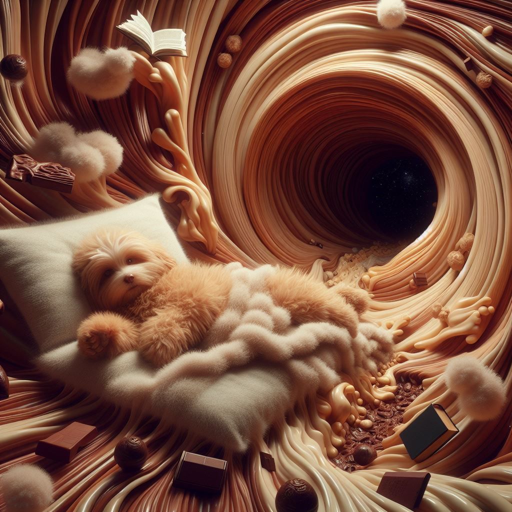 I can't eat chocolate, but I can dream about it