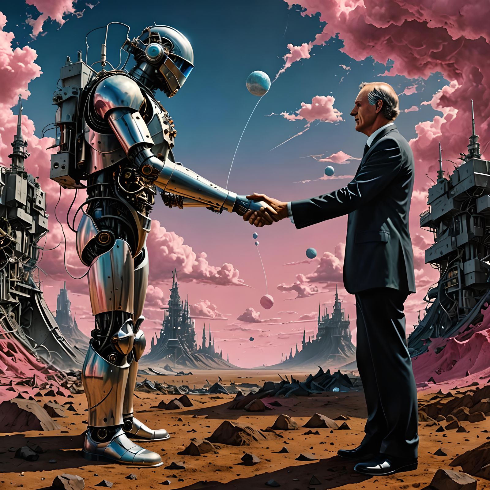 "Welcome to the Machine" (inspired by Pink Floyd)  by @Trells