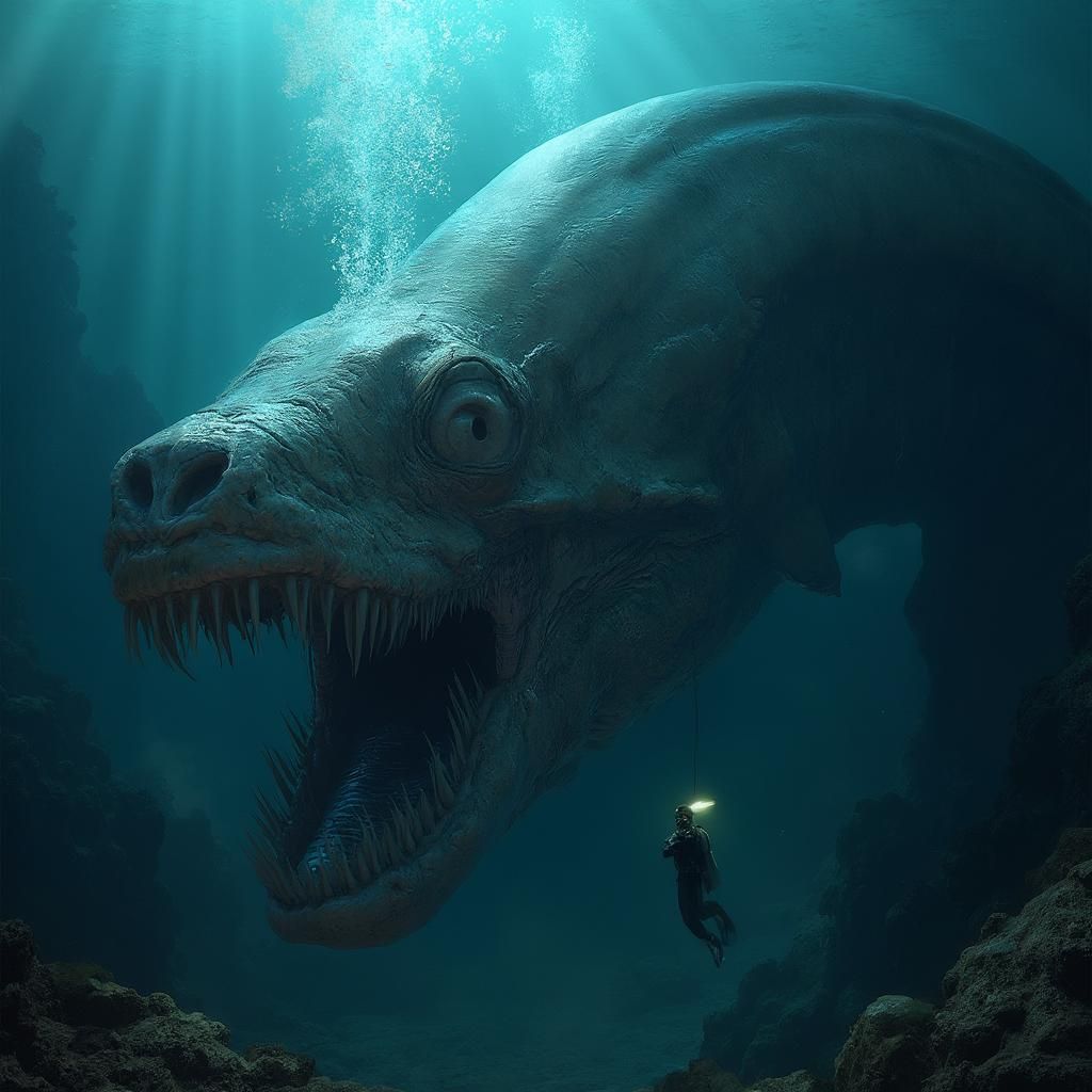 A ultrarealistic portrait image An extremely creepy macabre, elongated face creature that is fully fused with an Azkaban dementor and this h...